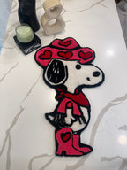 Cowboy Snoopy Wall Rug