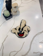 Vintage Cartoon Middle Finger Wall Rug