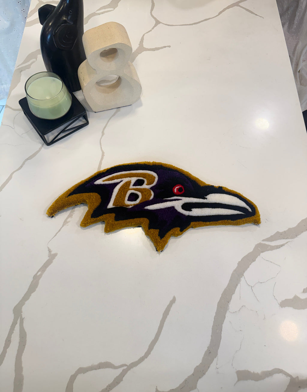 Baltimore Ravens Team Logo Rug