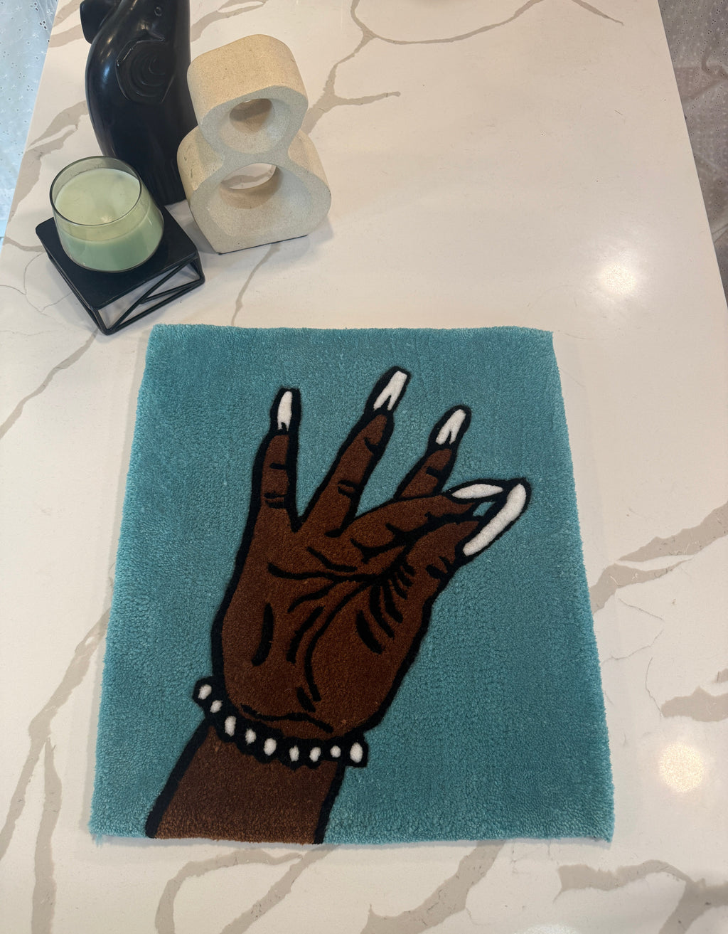 Clock it Wall Rug
