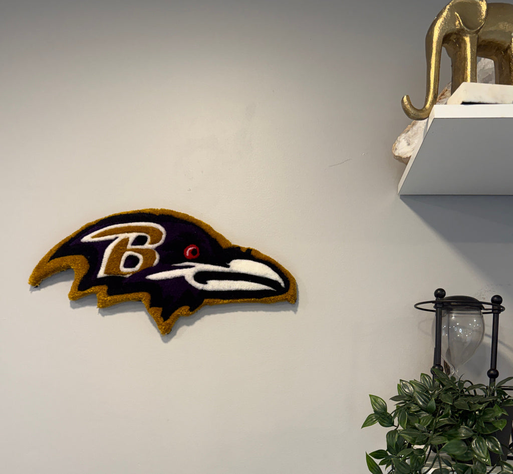 Baltimore Ravens Team Logo Rug