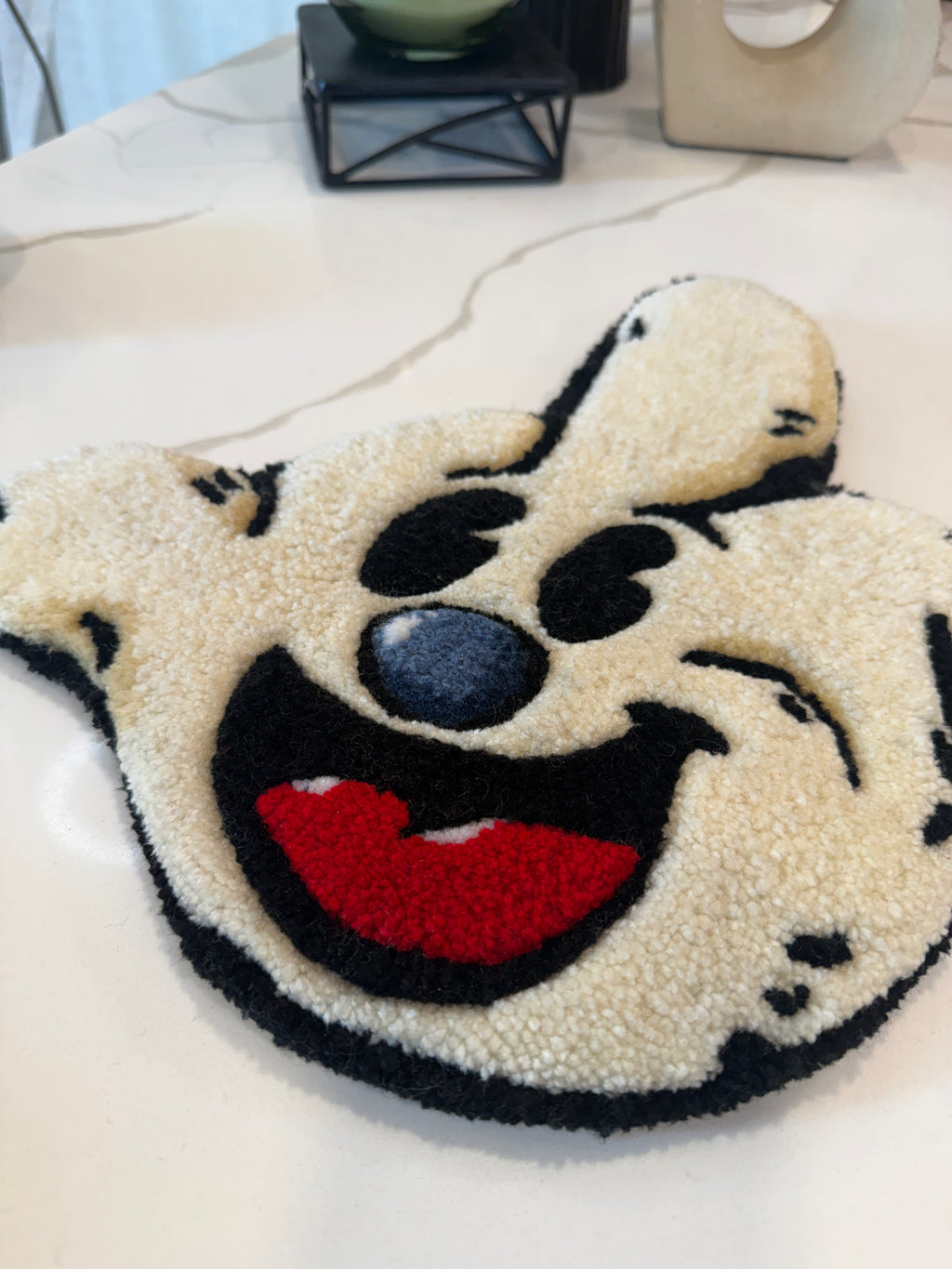 Vintage Cartoon Middle Finger Wall Rug