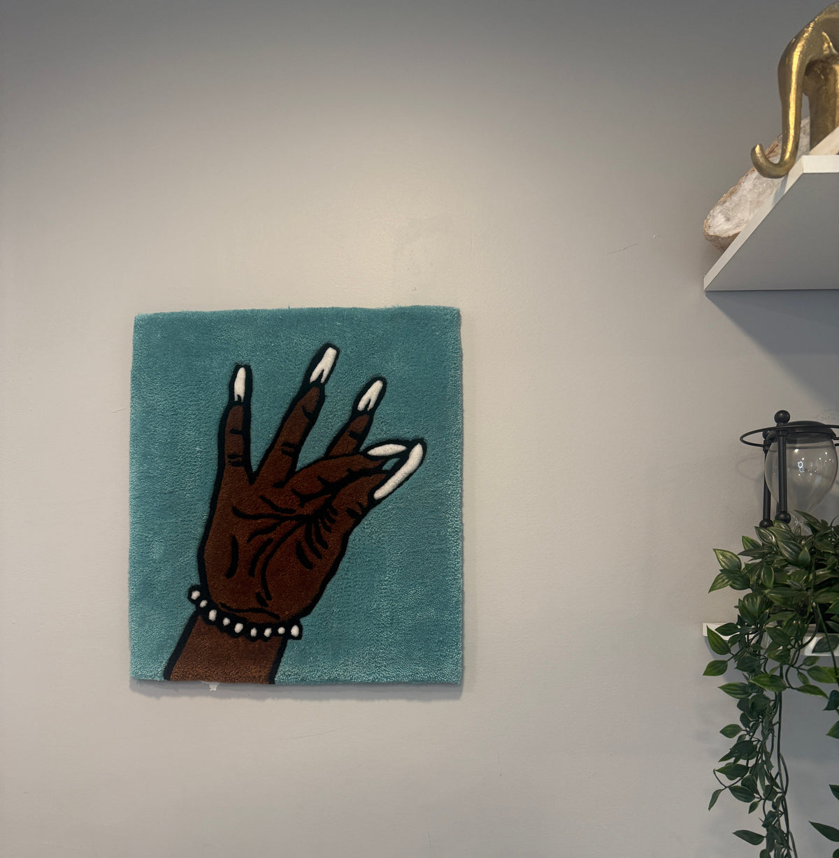 Clock it Wall Rug