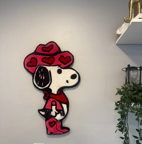Cowboy Snoopy Wall Rug